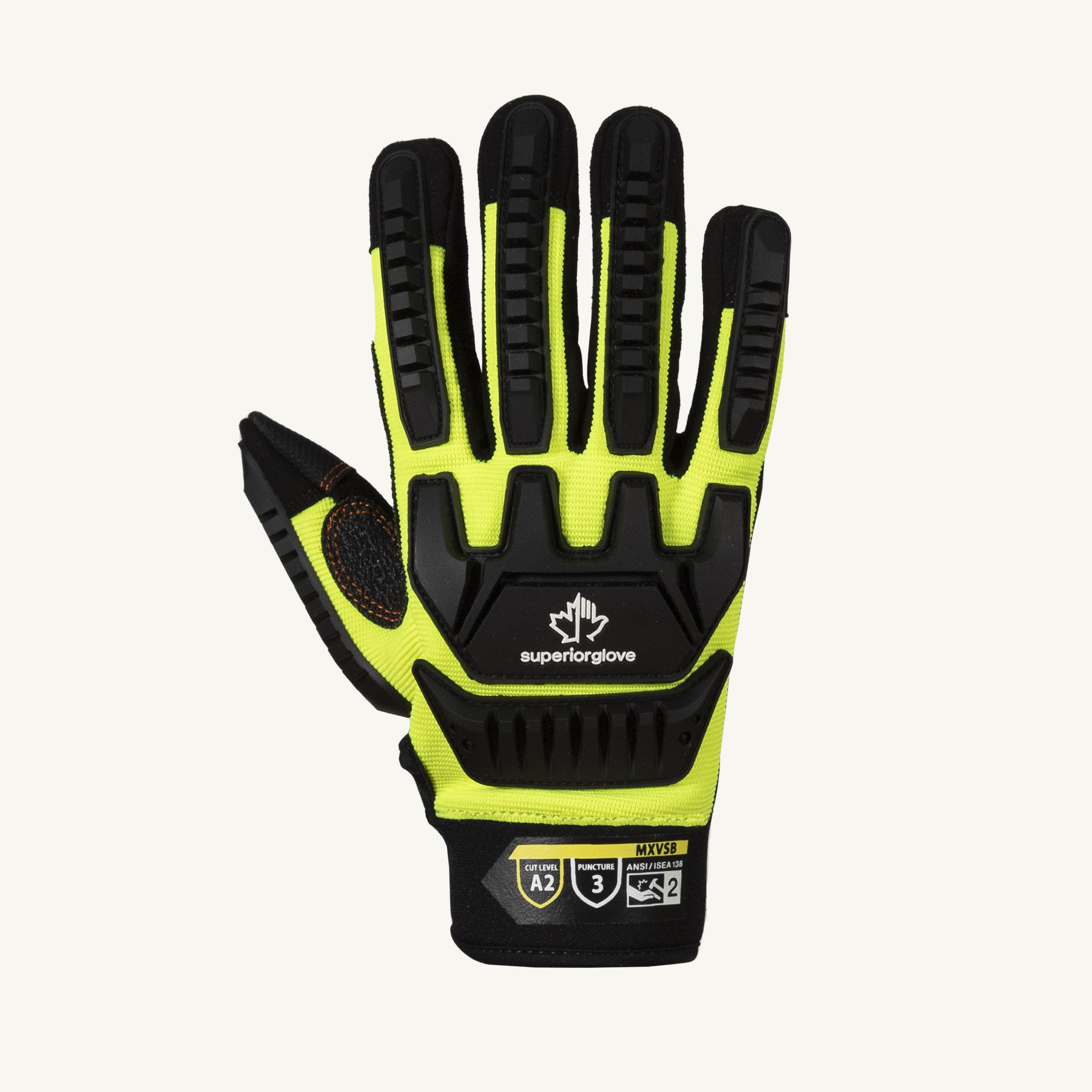 #MXVSB Superior Glove® Clutch Gear® Anti-Impact Mechanics Gloves 